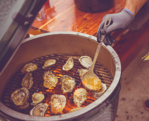 Pensacola EggFest returns in 2021. Pictured are grilled oysters on the Big Green Egg smoker.
