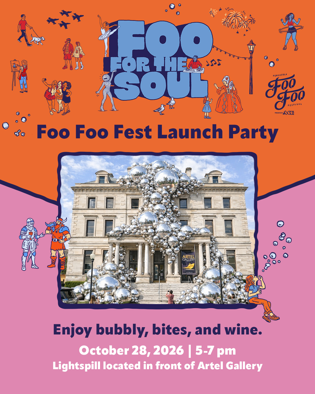 PENSACOLA FOO FOO FESTIVAL KICKS OFF 2026 EVENTS WITH “FOO FOR THE SOUL” LAUNCH PARTY IN DOWNTOWN PENSACOLA, OCT. 28